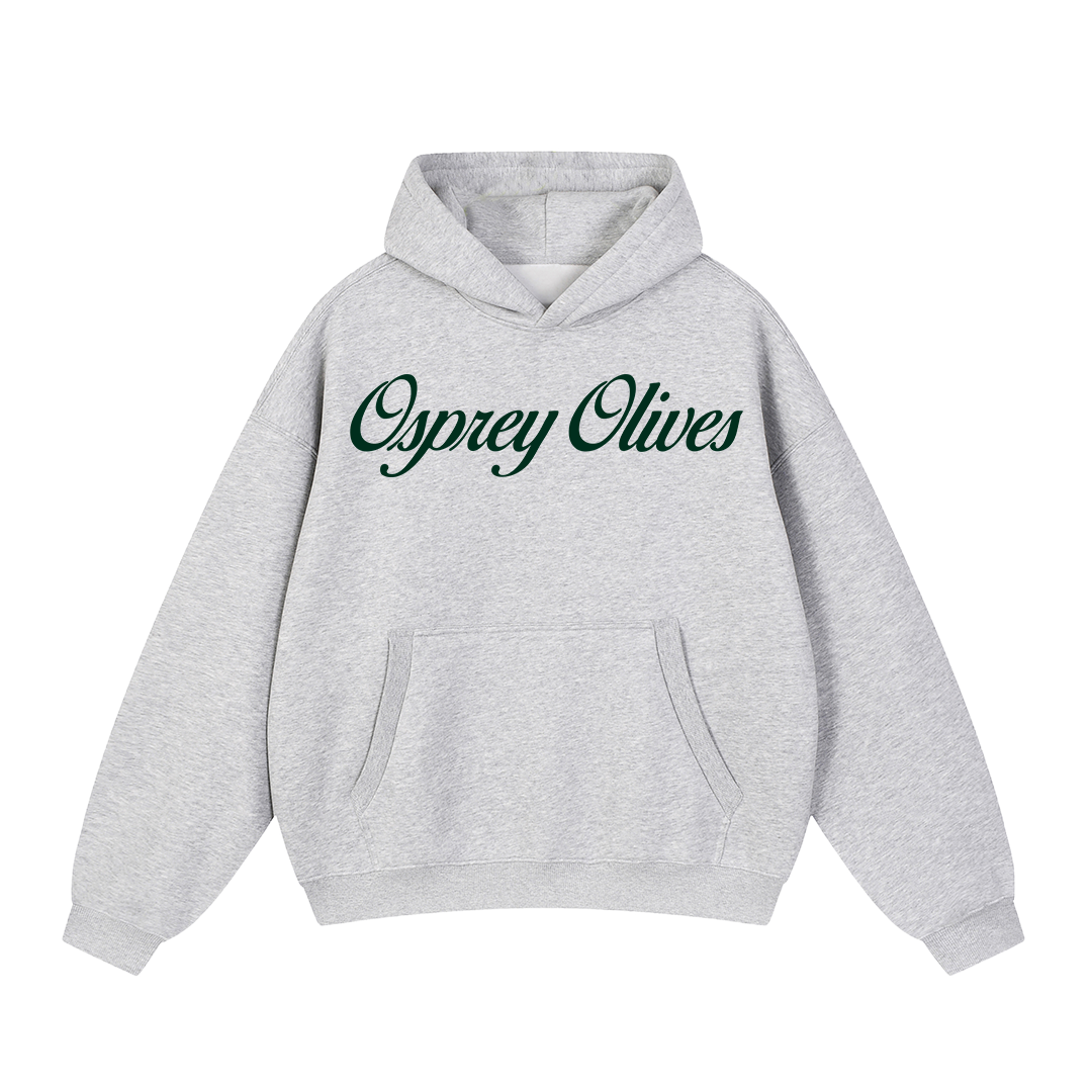 Grey Olive Hoodie