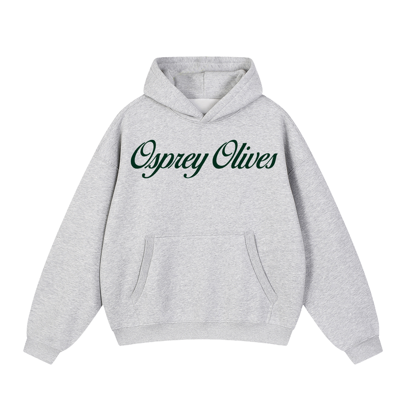 Grey Olive Hoodie