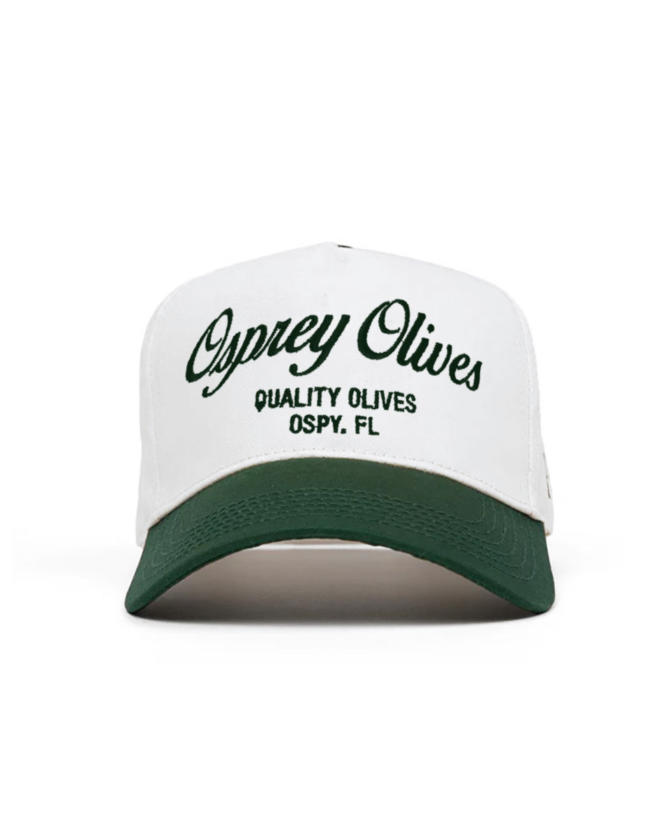 OSPREY OLIVES LEGACY HAT | GREEN & WHITE