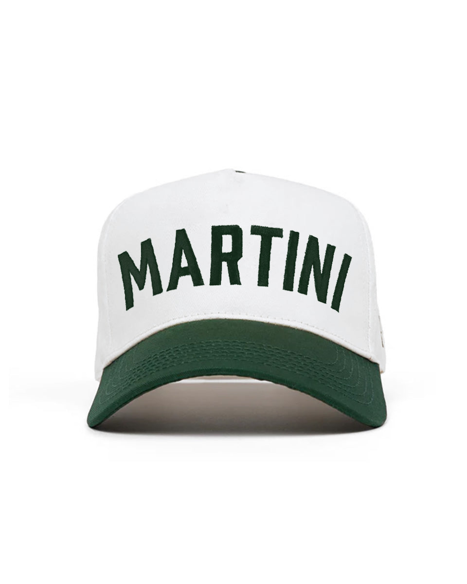 MARTINI HAT | GREEN & WHITE