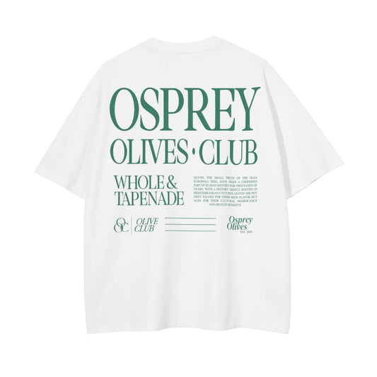 OLIVE CLUB WHITE T-SHIRT
